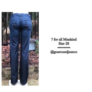 7 for all Mankind Straight Leg Jeans Size 28